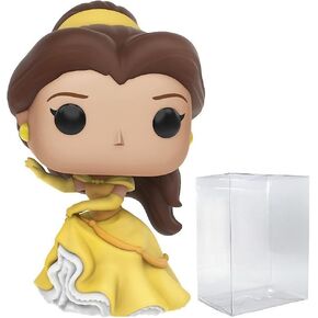 Disney: Beauty & The Beast - Belle Yellow Gown Version Funko Pop! Vinyl Figure (Bundled with Compatible Pop Box Protector Case), Multicolor, 3.75 inches