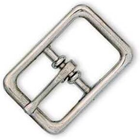 Nickel Plated Bridle Buckle 3/4"