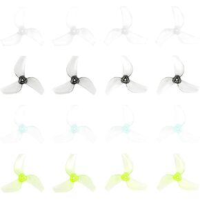 BETAFPV 16pcs Gemfan 1219S 3-Blade Propellers with 1.0mm Shaft Hole Compatible for 0702 Series Brushless Motor, FPV Racing Drone Like Air65 Brushless Drone Metor65 Brushless Quadcopter