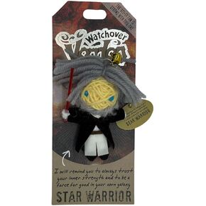 Watchover Voodoo 3-Inch Star Warrior Keychain - Handcrafted Gift to Bring Good Luck and Positivity Everywhere You Go