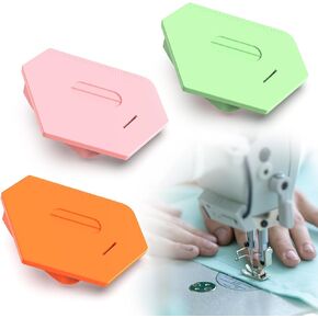 3Pcs Magnetic Seam Guide for Sewing Machine, Efficient Multifunctional Polygonal Hemmer Guide with Scale, Strong Magnetic Seam Guide for Beginners, Sewing Supplies and Accessories