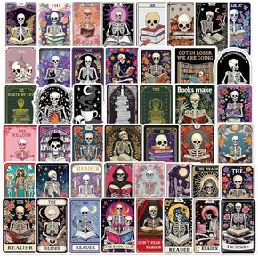 50PCS Cool Sticker Sun&Moon Graffiti Stickers,Waterproof Vinyl Stickers for Laptop Water Bottles Luggage Scrapbook Phone,Skateboard Stickers for Adults