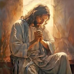 JFYHAB Jesus Christ Diamond Art Painting Kits for Adults,5d Pray Religion Christ Diamond Art and DIY Gem Arts,Full Drill Round Crystal Paint by Diamonds Crafts for Home Wall Decor 12x12Inch