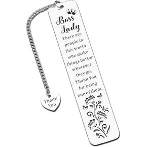 Boss Day Gifts for Women Boss Lady Gifts for Women Bookmarks for Boss Lady Gifts for Boss Woman Bosses Day Gifts for Women Boss Lady Boss Appreciation Gifts for Women Boss Birthday Gifts for Women