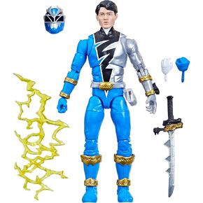 Power Rangers Lightning Collection Dino Fury Blue Ranger 6-Inch Premium Collectible Action Figure Toy with Accessories, Kids Ages 4 and Up