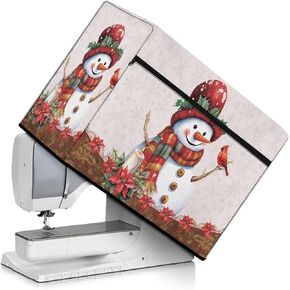 Sea Turtles Print Sewing Machine Dust Cover with Rope and Side Pockets Stain Resistant Protective Dust Cover Easy Clean Universal for Most Standard Singer & Brother Machines