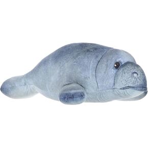 Wild Republic Naturekins Manatee, Stuffed Animal, 12 Inches, Plush Toy, Fill is Natural Rubber