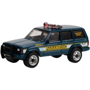 Greenlight 67040-B First Responders Series 1-1998 Je ep Cherokee - Greenport Rescue Squad Paramedic - Greenport, New York 1/64 Scale