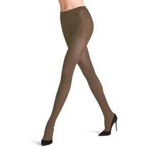 FALKE Women's Prime Rib 60 Denier Tights, Designer Hosiery, Casual or Dress, Semi-Opaque Mid-Thick Warm, Nylon, 1 Pair