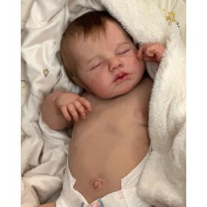 Zero Pam Realistic Reborn Dolls Silicone Full Body 20 Inch 50 cm Lifelike Newborn Baby Boy Waterproof Silicone Baby Dolls That Look Real Anatomically Correct Dolls for Kids