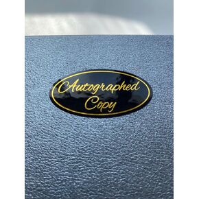 1x2 inch 300PCS Autographed Sticker Autographed by The Author Stickers for Paperback Books Novels