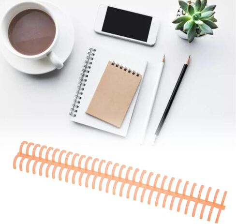 10Pcs Spiral Binding Coils, Coil Binding Spines 130 Sheet Capacity Spine Comb 30 Holes 16mm Diameter Set Kit Plastic Spiral Binding Spines for Stationery Work, Office Documents in Saudi Arabia
