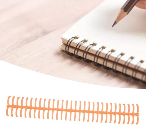 10Pcs Spiral Binding Coils, Coil Binding Spines 130 Sheet Capacity Spine Comb 30 Holes 16mm Diameter Set Kit Plastic Spiral Binding Spines for Stationery Work, Office Documents in Saudi Arabia
