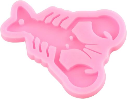 Lobster Keychain Silicone Molds Lobster Epoxy Resin Casting Mold for DIY Backpack Pendant Jewelry Making Necklace Decoration Craft in Saudi Arabia