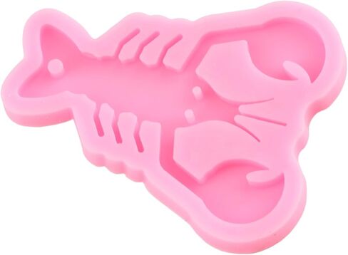 Lobster Keychain Silicone Molds Lobster Epoxy Resin Casting Mold for DIY Backpack Pendant Jewelry Making Necklace Decoration Craft in Saudi Arabia