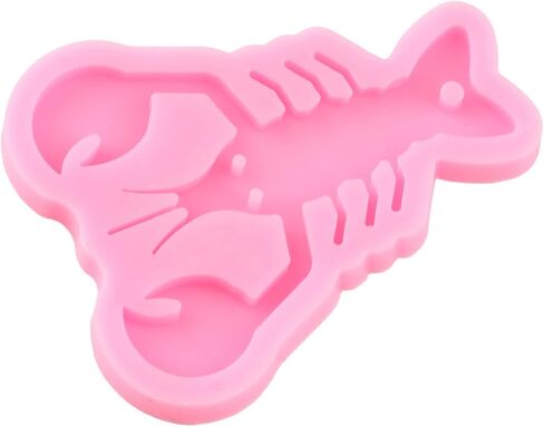 Lobster Keychain Silicone Molds Lobster Epoxy Resin Casting Mold for DIY Backpack Pendant Jewelry Making Necklace Decoration Craft in Saudi Arabia
