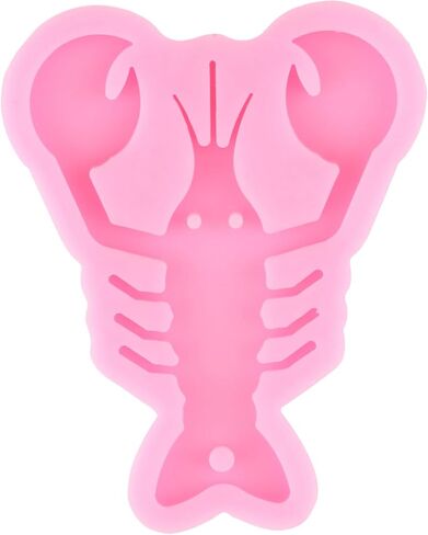 Lobster Keychain Silicone Molds Lobster Epoxy Resin Casting Mold for DIY Backpack Pendant Jewelry Making Necklace Decoration Craft in Saudi Arabia