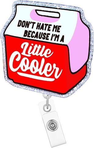 Nurse Badge Reel Retractable Nursing Student Funny Badge Holder with ID Clip Accessories Certified Surgeon Babysister CNA RN Medical Assistant Name Badge Clip Glitter Acrylic ID Card Yh57T in Saudi Arabia