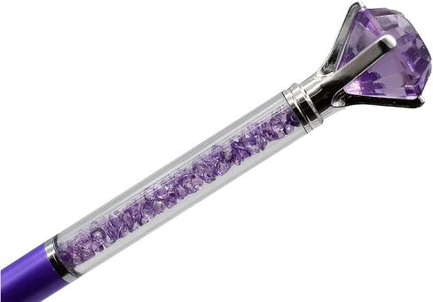 Maydahui 12 PCS Colorful Diamond Rollerball Gel Pen Crystal Quicksand Pens Rhinestones Gem Pen Black Ink for School Office Wedding Party in Saudi Arabia
