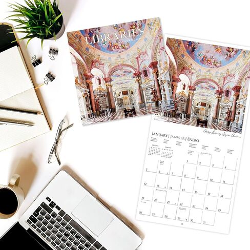 2025 Graphique Hobbies تقويم حائط شهري، 12 × 12 بوصة، مكتبات، يناير 2025 إلى ديسمبر 2025، CY345 in Kuwait