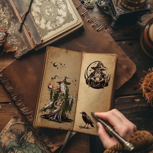4 أوراق من GLOBLELAND طوابع سحرية شفافة لكتاب القصاصات بنفسك، مراحل القمر، التارو، سيليكون شفاف، طوابع شفافة للبطاقات، صنع ألبوم الصور، مجلة ديكور المنزل in Saudi Arabia