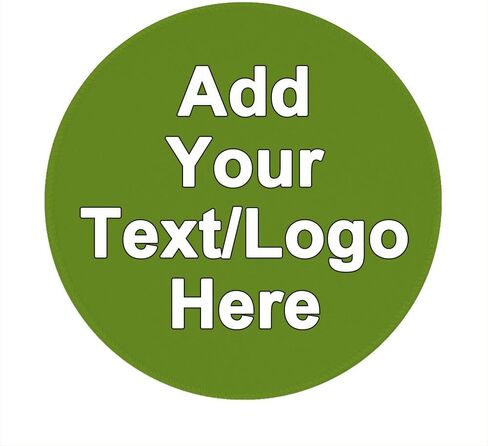 Custom Mousepad Personalized Round Mousepads with Your Own Logo Photo Picture Text Customized Mousemat for Computer Laptop Desk Game Home Office Bedroom, BlackA in Saudi Arabia