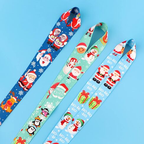 Cute Keychain Lanyard for Women Men Christmas Key Chain Holder Lanyard Strap Cruise Lanyard for Ship Card Neck Lanyard for Keys ID Badge Holder(3pcs) in Kuwait
