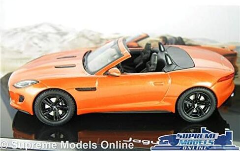 سيارة جاكوار F-Type V8-S موديل FIRESAND Orange F Type 1:43 IXO Dealer Special T3 in Kuwait