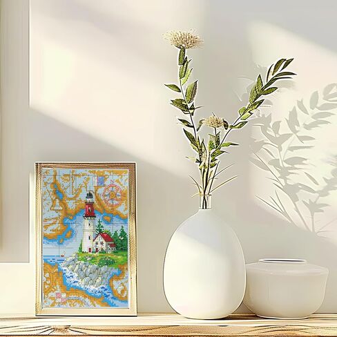 ROSTITCH Charting a Corse Cross Stitch Kits - Counted Cross Stitch Kits All Clear Stamped Cross-Stitch Needlepoint Counted Kits Beginners,Embroidery Kit Arts and Crafts for Home Decor in Saudi Arabia