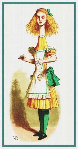 Orenco Originals White Rabbit Alice's in Wonderland by Tenniel Counted Cross Stitch in Saudi Arabia
