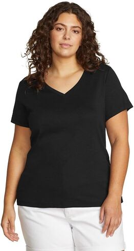 Eddie Bauer Women's Favorite Short-Sleeve V-Neck T-Shirt in Kuwait