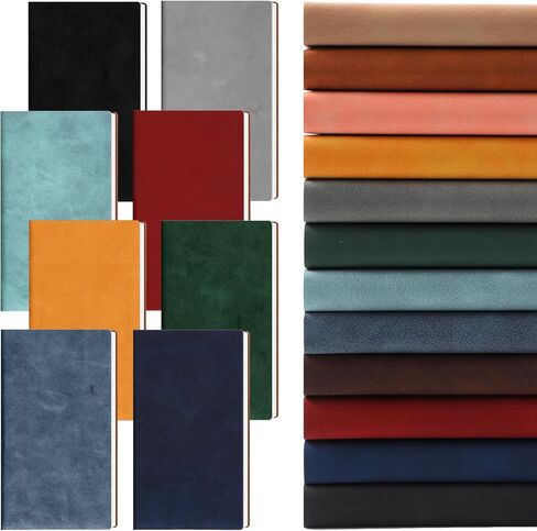 Tenceur 12 جهاز كمبيوتر شخصى للقيام بقائمة هدايا عيد الميلاد لفريق دفتر الملاحظات للموظفين هدية مجلة جيب من الجلد الناعم قائمة مرجعية مهمة صغيرة غير مؤرخة للخطة اليومية للطلاب المعلمين واللوازم المكتبية المدرسية، 12 لونًا in Kuwait