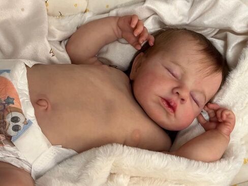 Zero Pam Realistic Reborn Dolls Silicone Full Body 20 Inch 50 cm Lifelike Newborn Baby Boy Waterproof Silicone Baby Dolls That Look Real Anatomically Correct Dolls for Kids in Saudi Arabia