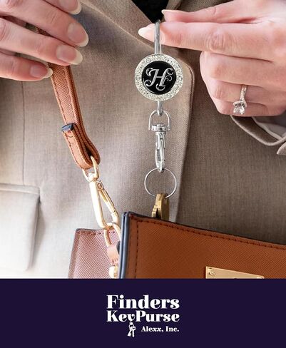 Finders Key Purse - Women’s Key Finder, Keychain, Key Holder, Key Ring, Cute Keychain, Key Hook, Accessories, Car Keys Keychain, Monogram, Letter T in Kuwait