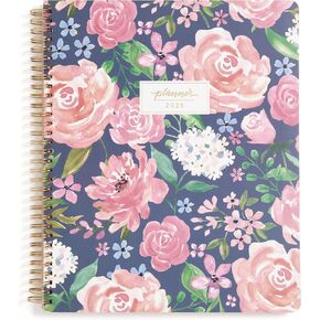Blue Sky 2025 15-Month Weekly and Monthly Planner Calendar, October 2024 - December 2025, 8.5" x 11", Thick Art Card Cover, Laminated Tabs, Wirebound, Storage Pocket, Alya (Alya- 2025, 8.5" x 11")