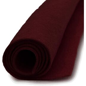 Burgundy Red - Wool Felt Oversized Sheet - 20% Wool Blend - 1 12x18 inch Sheet