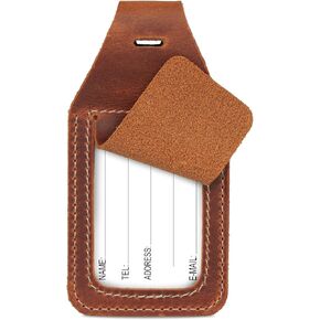 Londo Genuine Leather Luggage ID Tag with AirTag Slot in Kuwait