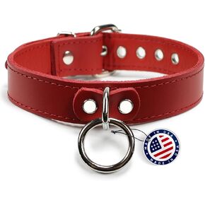 Meraux Collar Top Grain Leather Soft Lambskin Handmade Stylish Collar