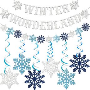 Wnter Wonderland Banner Wnter Wonderland Party Decorations Winter Wonderland Baby Shower Decorations Winter Gender Reveal Decorations