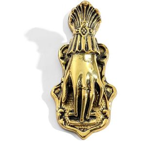 New Style Hand of Wealth Retro Lady Book Mark- Stainless Steel Metal Bookmarks Collection The Hand of Noblewoman Signifies Wealth and Good Fortune Gifts for Girl Lover Christmas (Dark Gold)