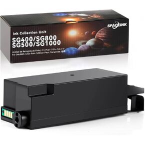 Spaceink SG400 Waste Collection Unit Replacement for Sawgrass Virtuoso SG400 SG500 SG800 SG1000 Ricoh GC41 Printer(Waste Tank/Waste Bin)