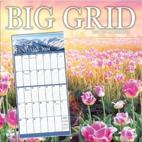 TURNER PHOTOGRAPHIC Big Grid Calendar 12x12 Photo Wall Calendar (25998940079)