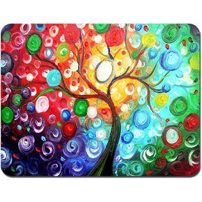 Gaming Mouse Pad - Non-Slip Rubber Base, Smooth Surface for Precise Mouse Control, Ideal for Laptop, Office Use - 9.5 x 7.9 Inch - Skull Face