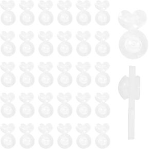 Earring Lifters For Droopy Ears, Mabor 32PCS Clear Silicone Earring Backs for Heavy Earring Support Backs Comfortable Rubber Replacements for Big Studs Earring Backs for Droopy Ears