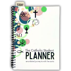 Catholic Student Planner - Undated Academic Planner - Catholic Education - Homeschool or Classroom - 120 Stickers