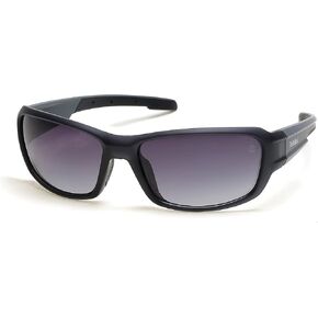 Timberland Men's Oval Sunglasses, Grey/Other/Smoke Polarized, 76mm