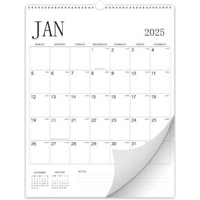 2025 Wall Calendar - Monthly Wall Calendar 2025, 14.5" x 11.5", Jan 2025 - Dec 2025, 2025 Calendar with Hanging Hook, Block and Holidays