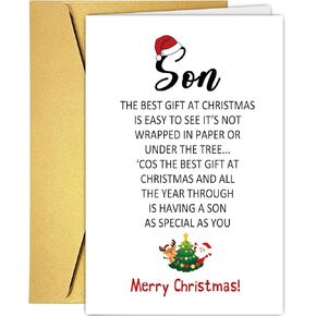 Supoeguk Romantic Christmas Card for Him Her, Cute Xmas Card for Wife Husband, Merry Christmas Card, My Christmas Wish Came True, I Found You