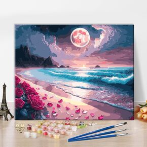 Rebotipy Paint by Number Kits DIY Dragon Paint by Numbers with Brushes Painting Dragon Cub on Canvas Animals Paint by Numbers Kits for Adults for Living Room Bedroom Home Wall Art Decor 16x20 in