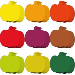 Geyee 108 Pcs 3.5 Inch Pumpkin Cutouts for Bulletin Board Paper Pumpkin Fall Autumn Thanksgiving Classroom Decorations Pumpkin Shaped Die Cut for Teachers Kids DIY Craft School Bulletin Board Decor